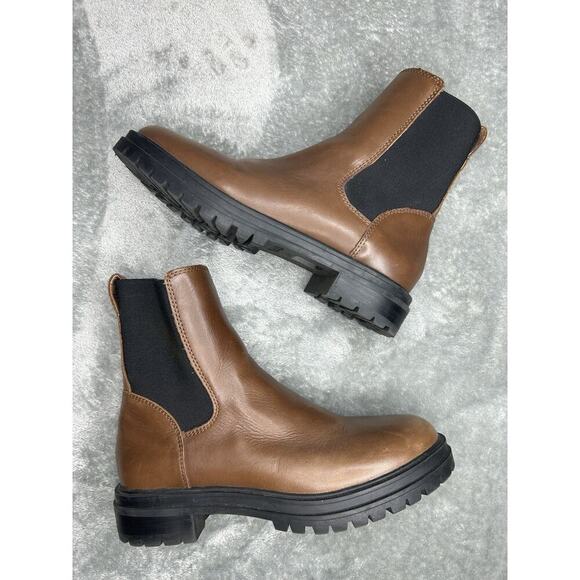 Madewell The Bradley Chelsea Lugsole Boot in Stable Size 7.5 - Picture 2 of 9